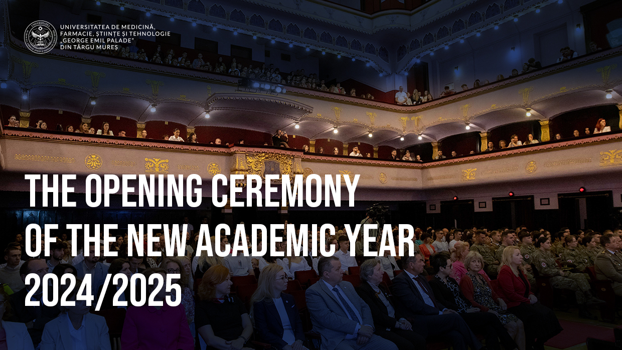 UMFST - The opening ceremony of the new academic year